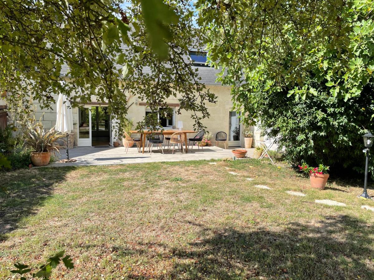 Chambres D Hotes Avec Piscine Et Spa La Foliere Saumur Villebernier Exteriör bild