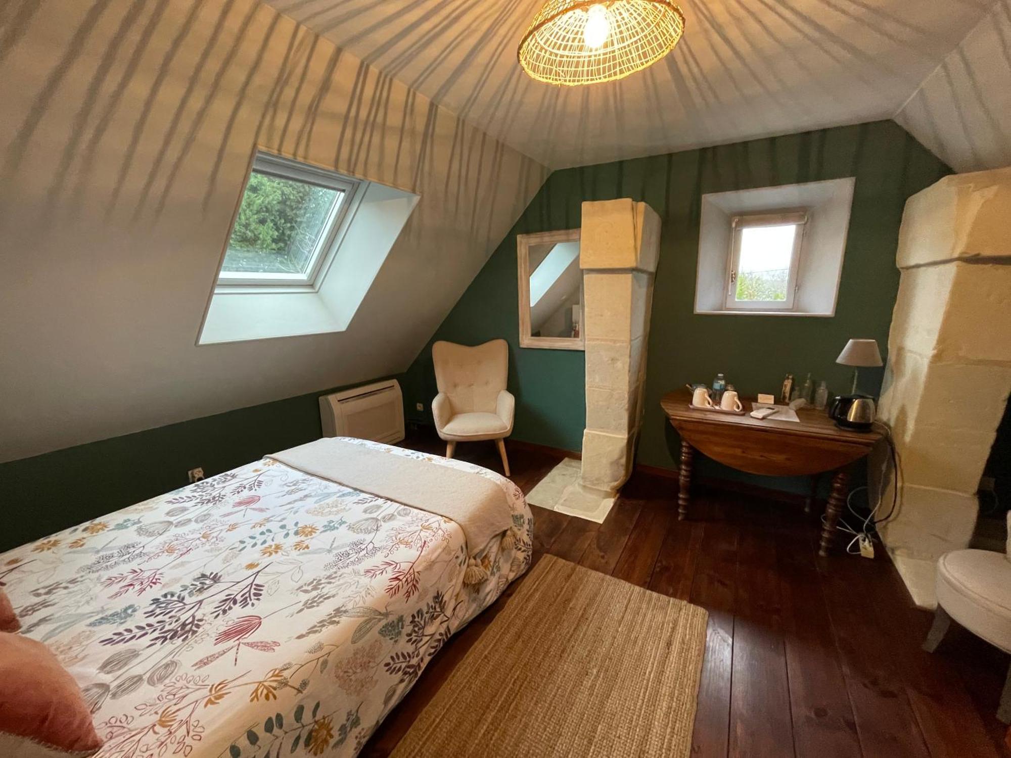 Chambres D Hotes Avec Piscine Et Spa La Foliere Saumur Villebernier Exteriör bild