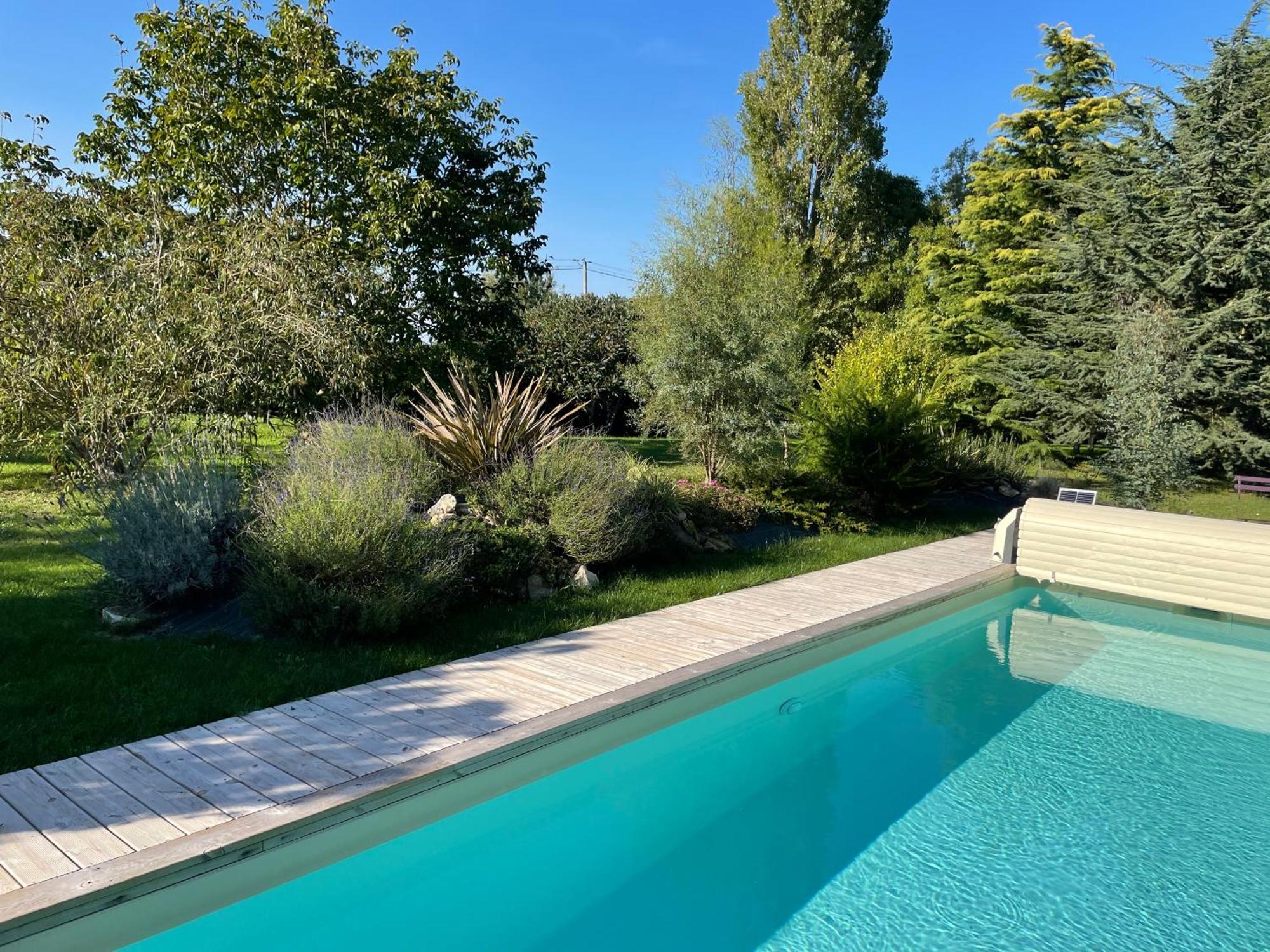 Chambres D Hotes Avec Piscine Et Spa La Foliere Saumur Villebernier Exteriör bild