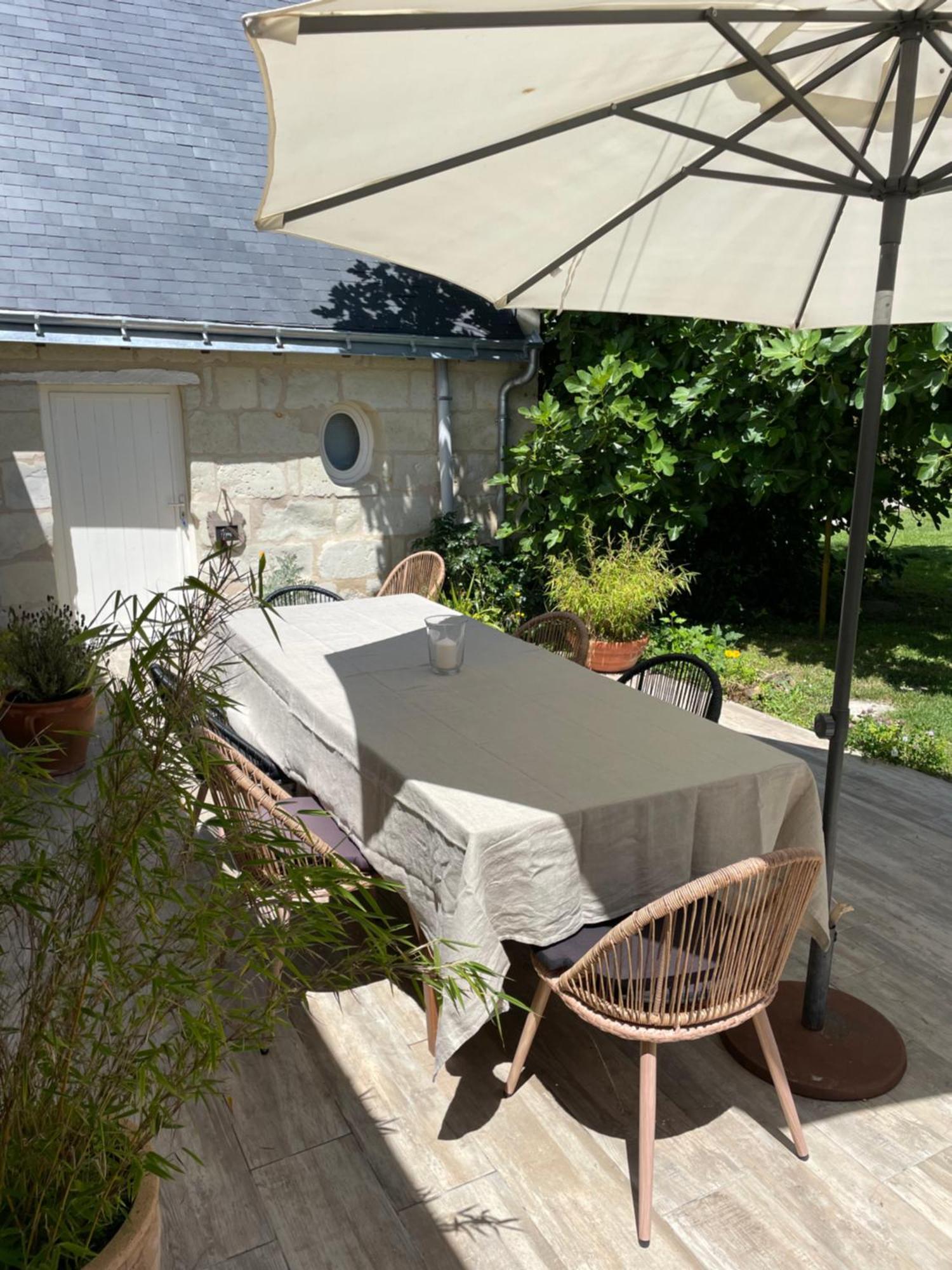 Chambres D Hotes Avec Piscine Et Spa La Foliere Saumur Villebernier Exteriör bild