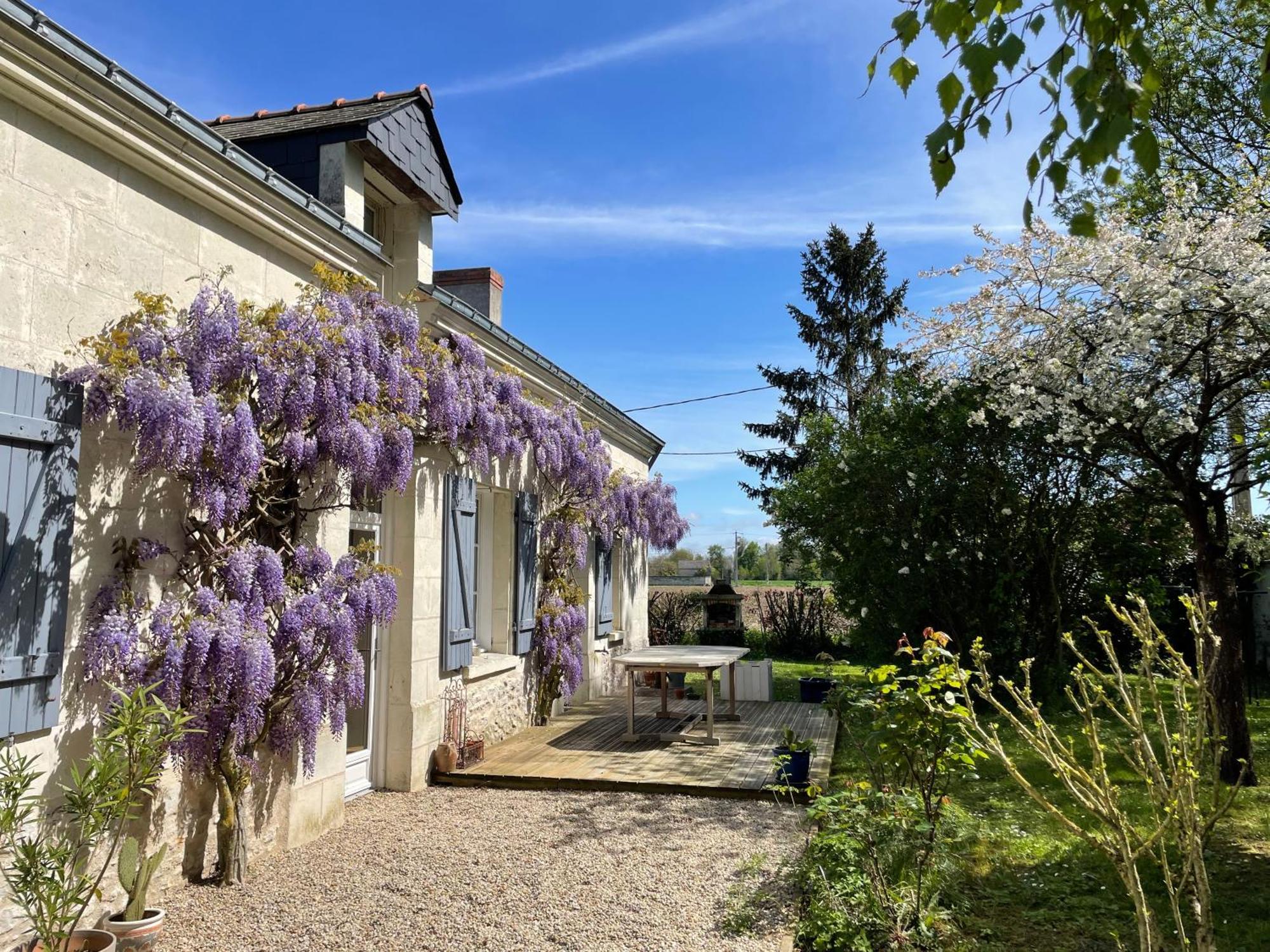 Chambres D Hotes Avec Piscine Et Spa La Foliere Saumur Villebernier Exteriör bild